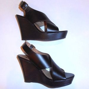 Self Esteem  Sling Strap Wedge Platform Sandals 6